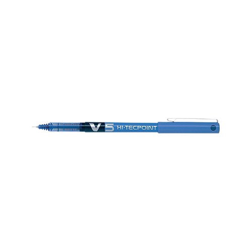 PILOT V5 HI-TECPOINT ULTRA ROLLERBALLXFINE BLUE (PACK OF 12)