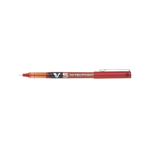 PILOT V5 HI-TECPOINT ULTRA ROLLERBALLXFINE RED (PACK OF 12)
