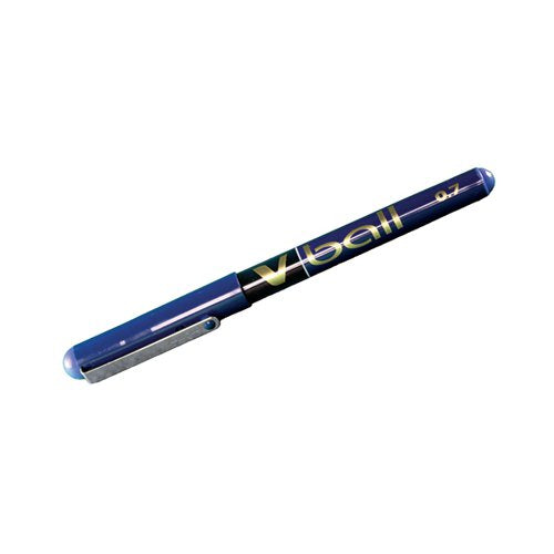 PILOT V-BALL ROLLERBALL PEN FINE BLUE (12 PACK) BLVB7-03