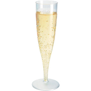 PLASTIC CHAMPAGNE FLUTE (135ml) x 100