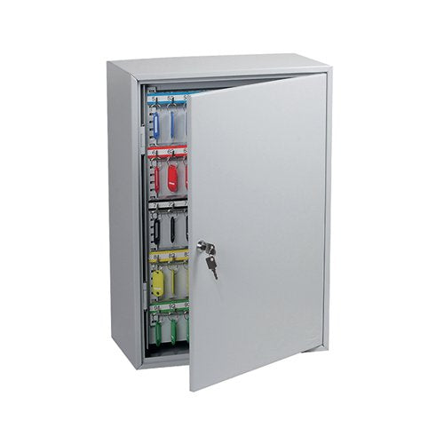 PHOENIX COMMERCIAL KEY CABINET 300 HOOK KEY LOCK GREY KC0605