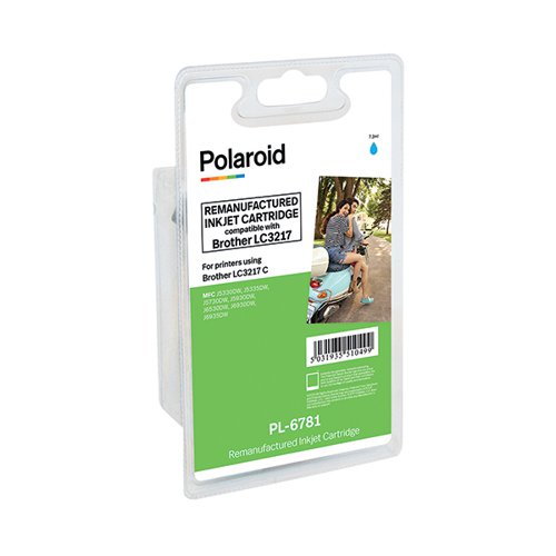 POLAROID HP LC3217 COMPATIBLE INKJET CARTRIDGE CYAN LC3217C-