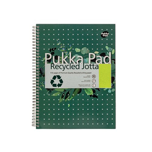 PUKKA PAD RECYCLED RULED WIREBOUND NOTEBOOK 110 PAGES A4 (3
