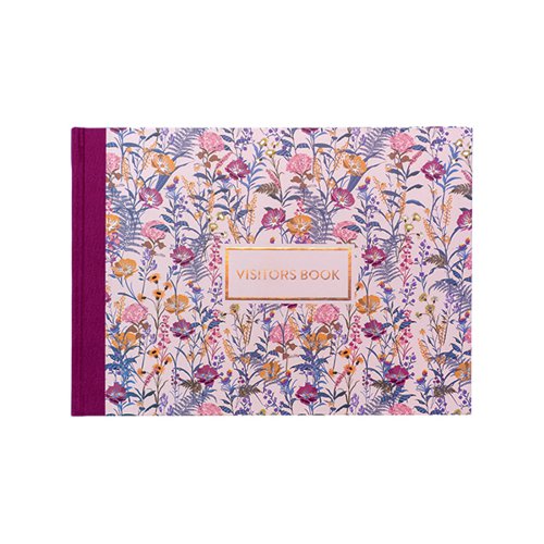 PUKKA PAD BLOOM VISITORS BOOK CREAM 9688-BLM