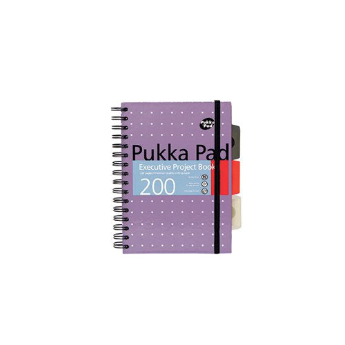 PUKKA PAD EXECUTIVE RULED WIREBOUND PROJECT BOOK A5 (3 PACK)