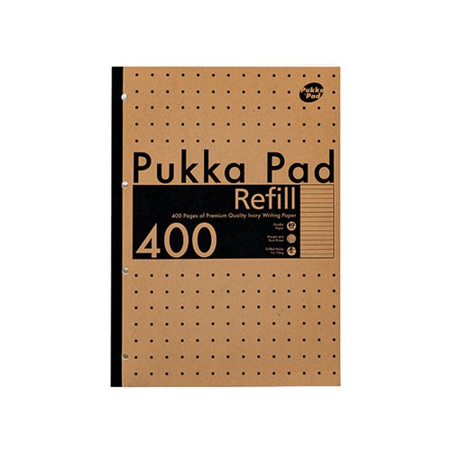 PUKKA PAD REFILL PAD 400 PAGES A4 (PACK OF 5) 9568-KRA