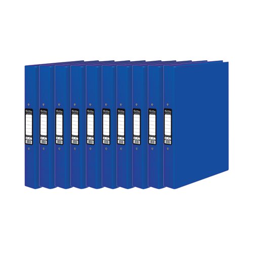 PUKKA BRIGHTS RINGBINDER A4 NAVY (10 PACK) BR-7997