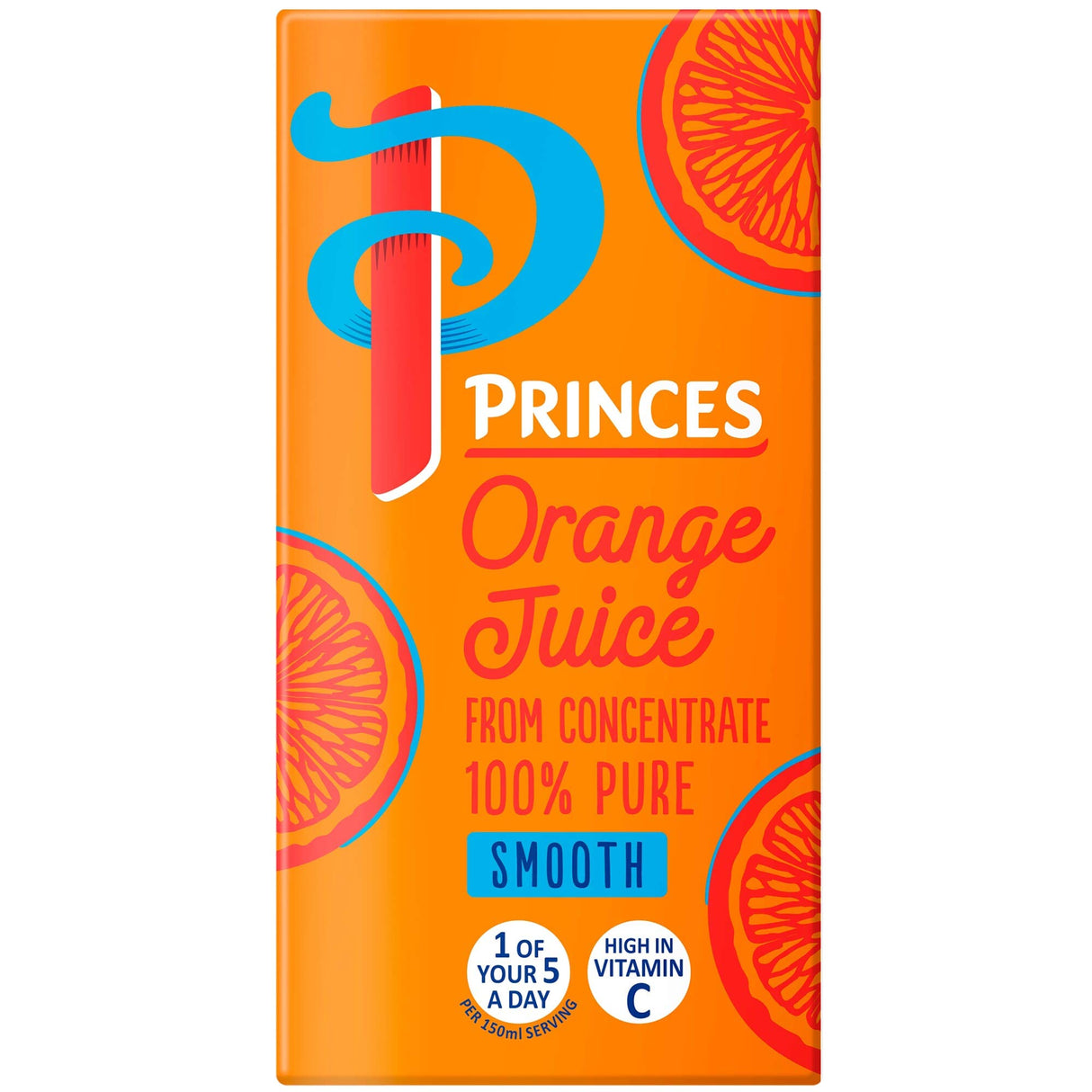 PRINCES ORANGE JUICE CARTONS (200ml) x 24