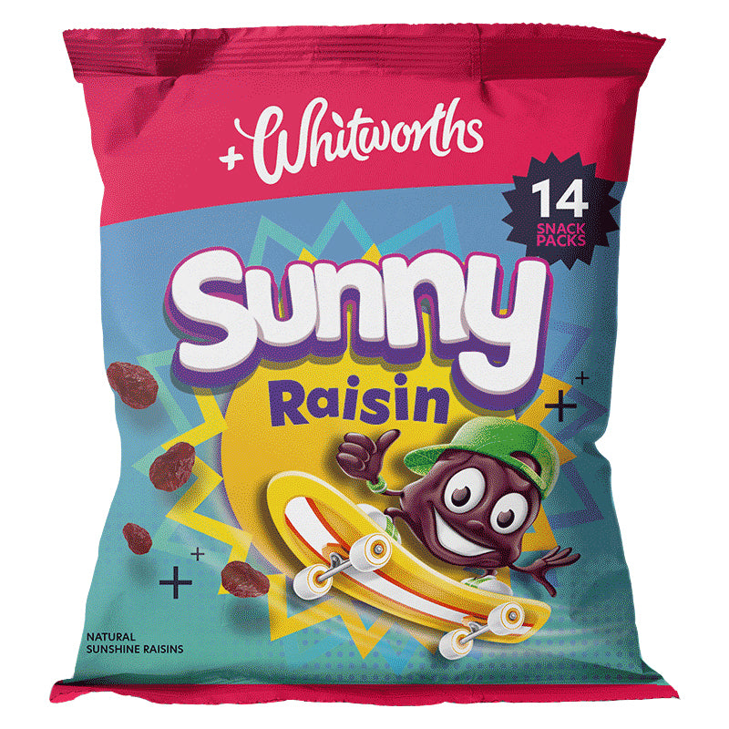 WHITWORTHS SUNNY RAISINS SNACK PACK (14g) x 12