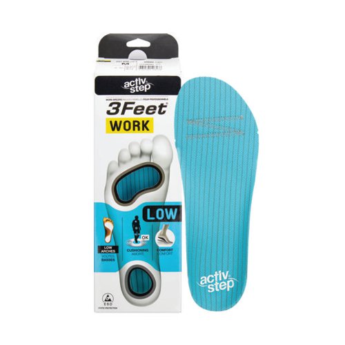 ROCK FALL ACTIV-STEP 3FEET WORK FOOTBEDS LOW BLUE SMALL 3FW0