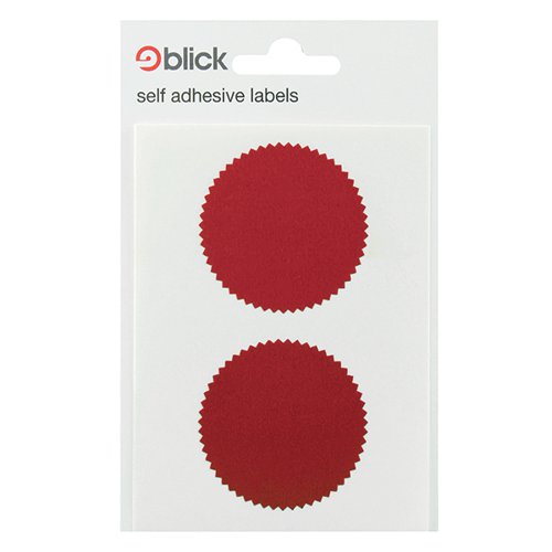 BLICK COMPANY SEAL 50MM DIAMETER RED 8 PER DISPENSER (160 PA
