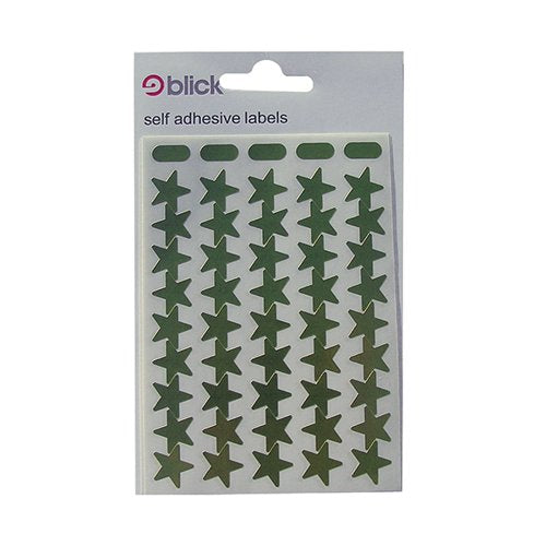 BLICK METALLIC STARS 14MM 135 PER BAG GOLD (PACK OF 2700) RS