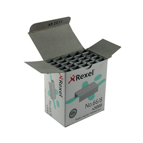 REXEL NO 66 STAPLES 8MM (PACK OF 5000) 06065
