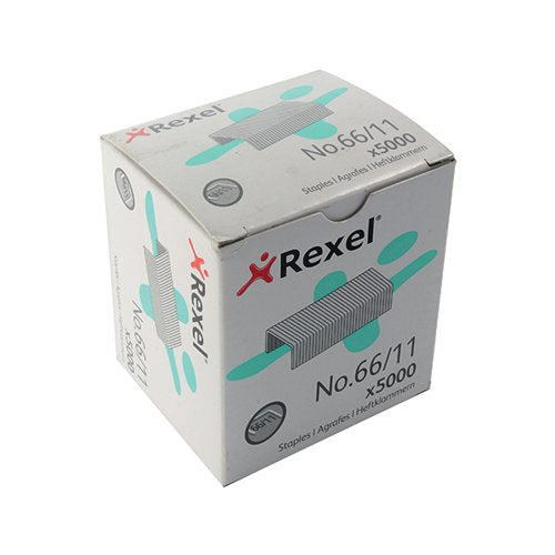 REXEL NO 66 STAPLES 11MM (PACK OF 5000) 06070
