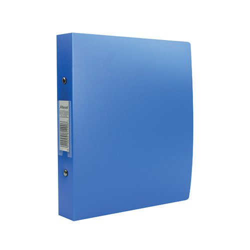 REXEL BUDGET 2 RING BINDER POLYPROPYLENE A5 BLUE (PACK OF 10