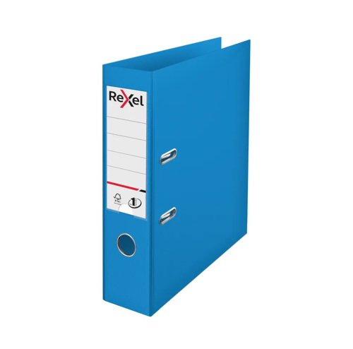 REXEL CHOICES 75MM LEVER ARCH FILE POLYPROPYLENE A4 BLUE 211