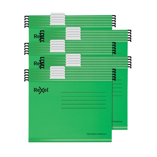 REXEL CLASSIC SUSPENSION FILES FOOLSCAP GREEN (PACK OF 25) 2