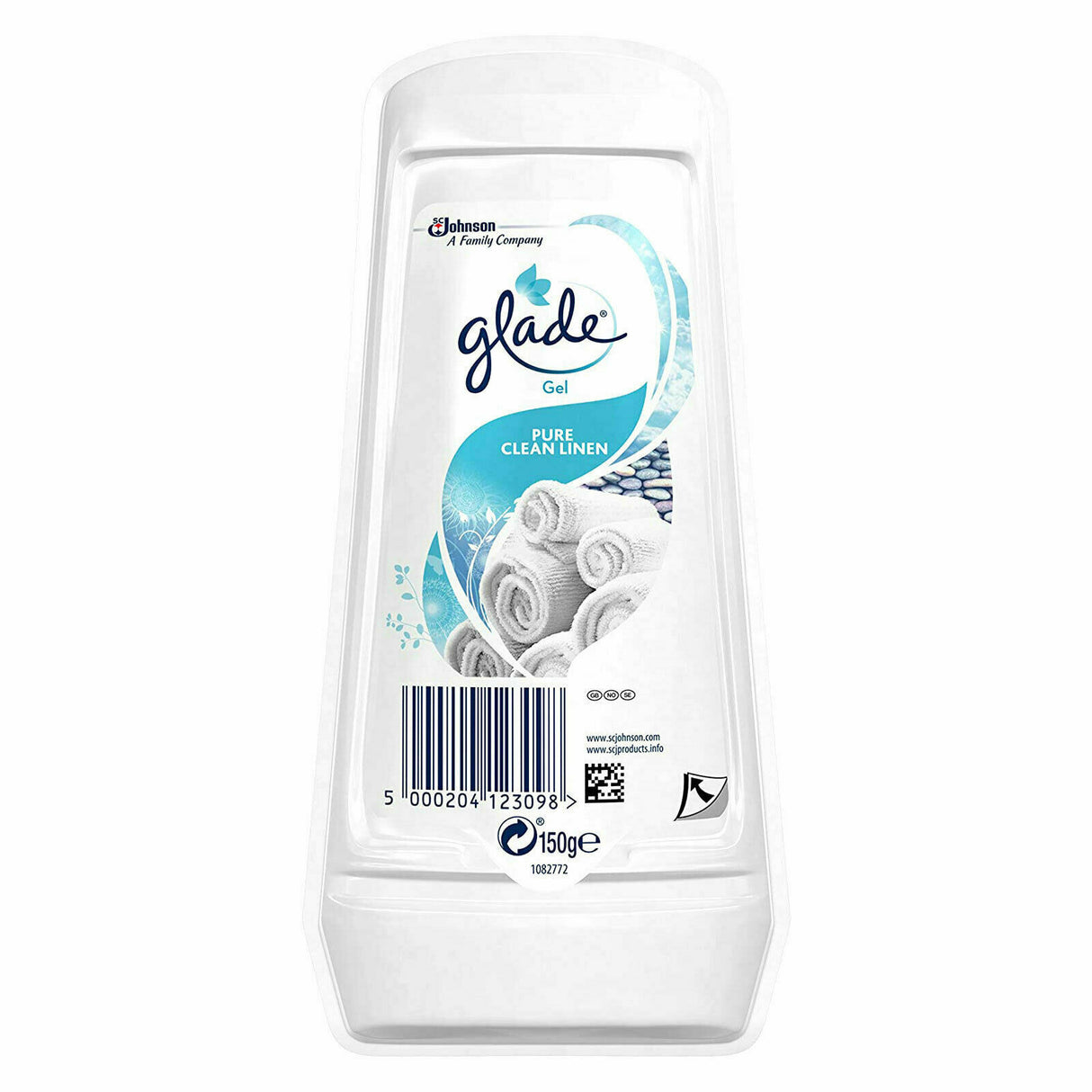 GLADE PURE CLEAN LINEN SOLID AIR FRESHENER x 8