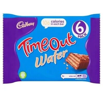 CADBURY TIMEOUT WAFER BISCUITS (6 Pack) x 13