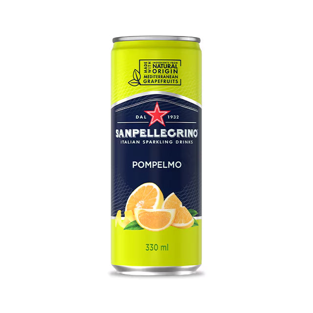 SAN PELLEGRINO SPARKLING GRAPEFRUIT CANS (330ml) x 24