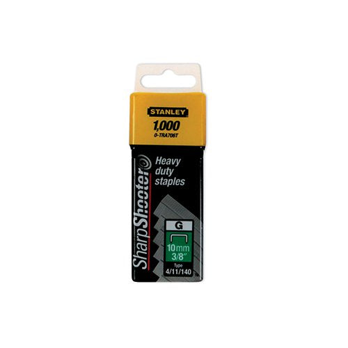 STANLEY SHARPSHOOTER HEAVY DUTY 10MM 3/8IN TYPE G STAPLES (P