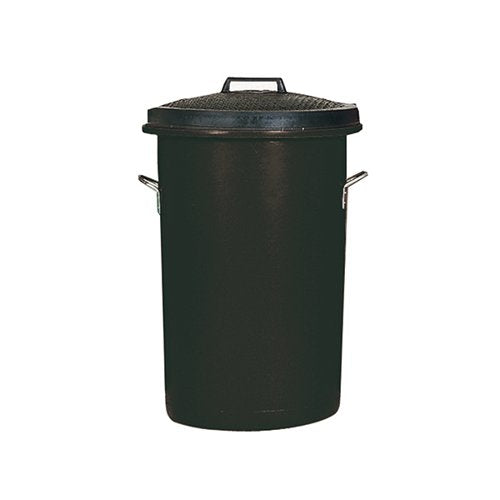 HEAVY DUTY COLOURED DUSTBIN 85 LITRE BLACK 311961