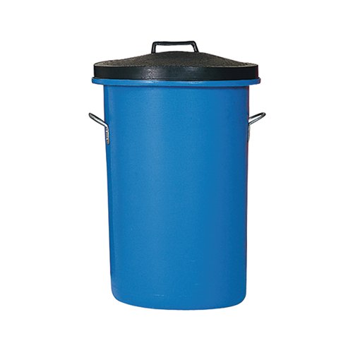 HEAVY DUTY COLOURED DUSTBIN 85 LITRE BLUE 311963