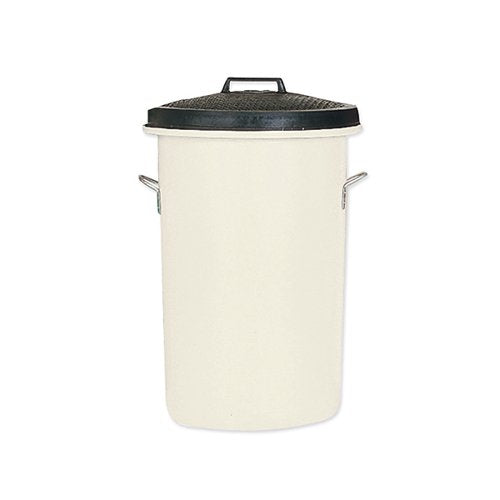 HEAVY DUTY COLOURED DUSTBIN 85 LITRE WHITE 311967