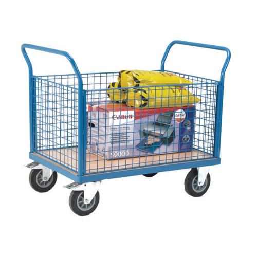 HEAVY DUTY PLATFORM TRUCK 1000X700MM 2 END 1 SIDE 315629