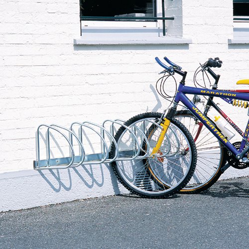 VFM ALUMINIUM WALL/FLOOR MOUNTED 4-BIKE CYCLE RACK 320080
