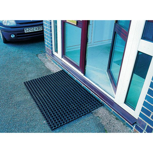 RUBBER RING MAT 1000X1500MM BLACK 324546