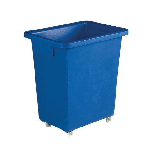 BOTTLE SKIP 580X410X700MM 4X50MM SWIVEL BLUE 328218