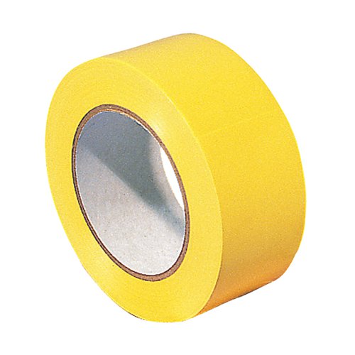 LANE MARKING TAPE CARTON OF 18 ROLLS YELLOW (18 PACK) 329596