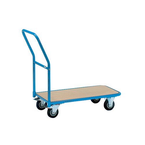 VFM ECONOMY STORE ROOM TROLLEY 200KG BLUE /BROWN 357363