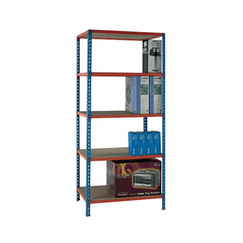 STANDARD DUTY PAINTED ORANGE SHELF UNIT BLUE 378966