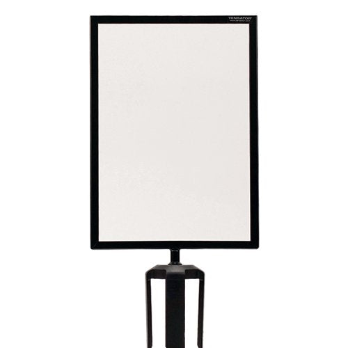 VFM BARRIER SYSTEM SIGN HOLDER A4 PORTRAIT BLACK 326403