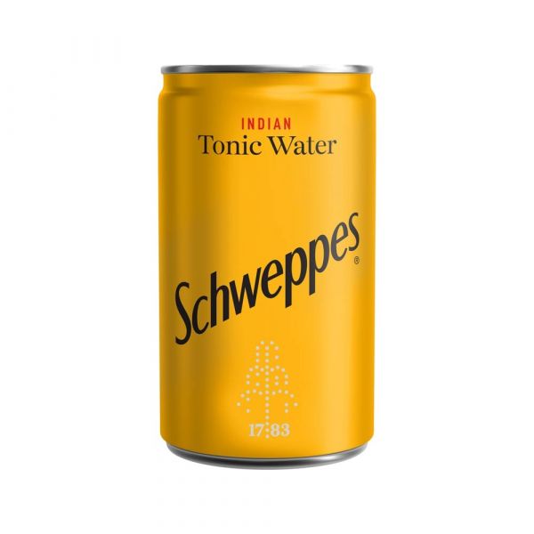 SCHWEPPES TONIC WATER CANS (150ml) x 24