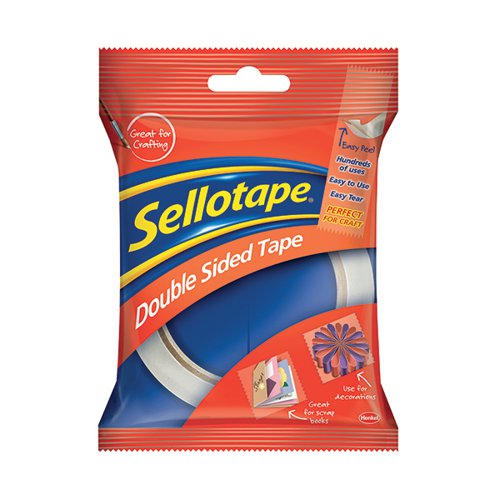 SELLOTAPE DOUBLE SIDED TAPE 25MMX33M (6 PACK) 1447052