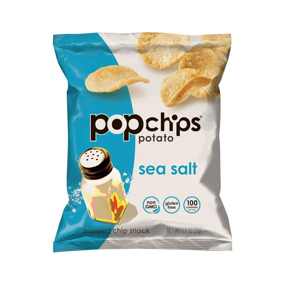 POPCHIPS SEA SALT (23g) x 24