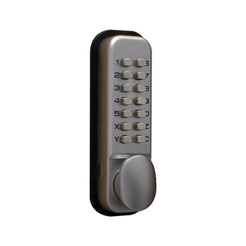 LOCKIT MECHANICAL PUSH BUTTON DIGITAL LOCK CHROME DXLOCKITHB