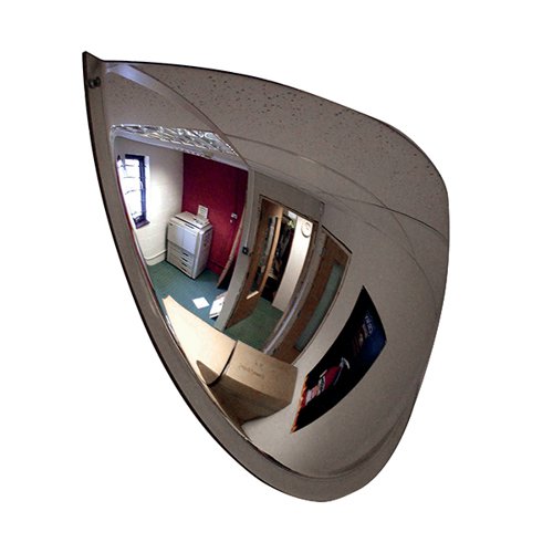 SECURIKEY CONVEX HALF FACE DOME MIRROR 600 X 300MM M18535H