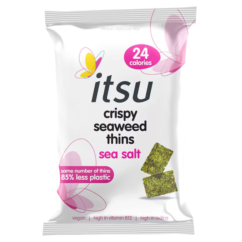 ITSU SEA SALT CRISPY SEAWEED THINS (5g) x 4