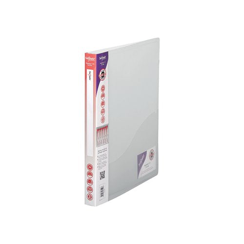 SNOPAKE 2 RING RING BINDER 15MM A4 CLEAR (PACK OF 10) 10119