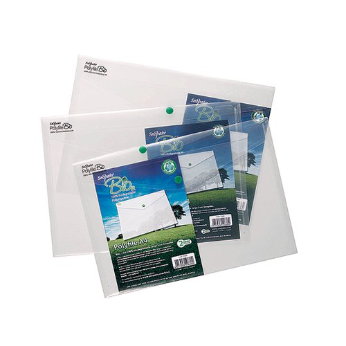 SNOPAKE BIO POLYFILE A4 CLEAR (5 PACK) 15428