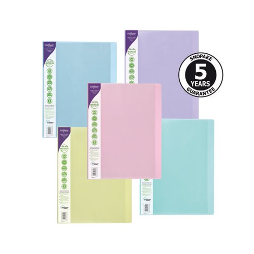 REBORN DISPLAY BOOK 24 POCKET A4 ASSORTED (PACK OF 5) 15920