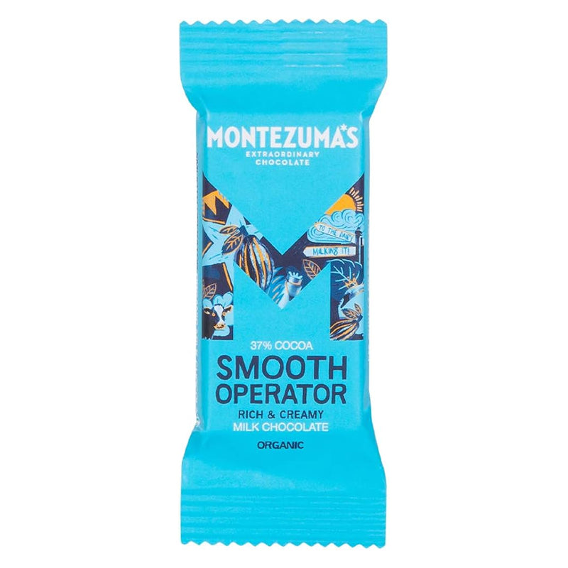 MONTEZUMAS SMOOTH OPERATOR ORGANIC MILK CHOCOLATE (25g) x 26