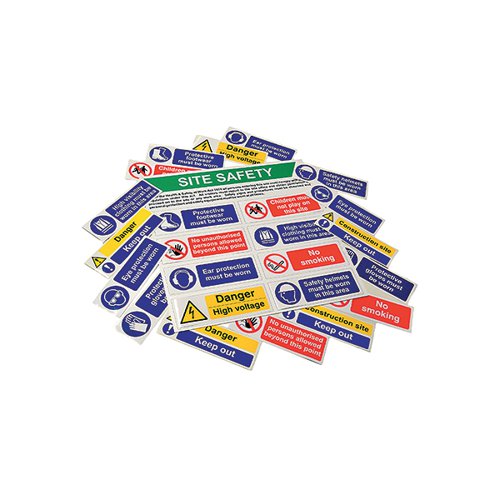 SPECTRUM BUILD YOUR OWN COMPOSITE SAFETY SIGN KIT RPVC 650X6