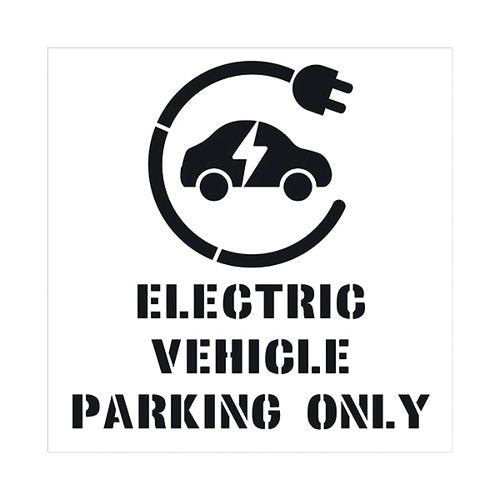 SPECTRUM ELECTRIC VEHICLE PARKING ONLY WITH FLOOR SYMBOL STE