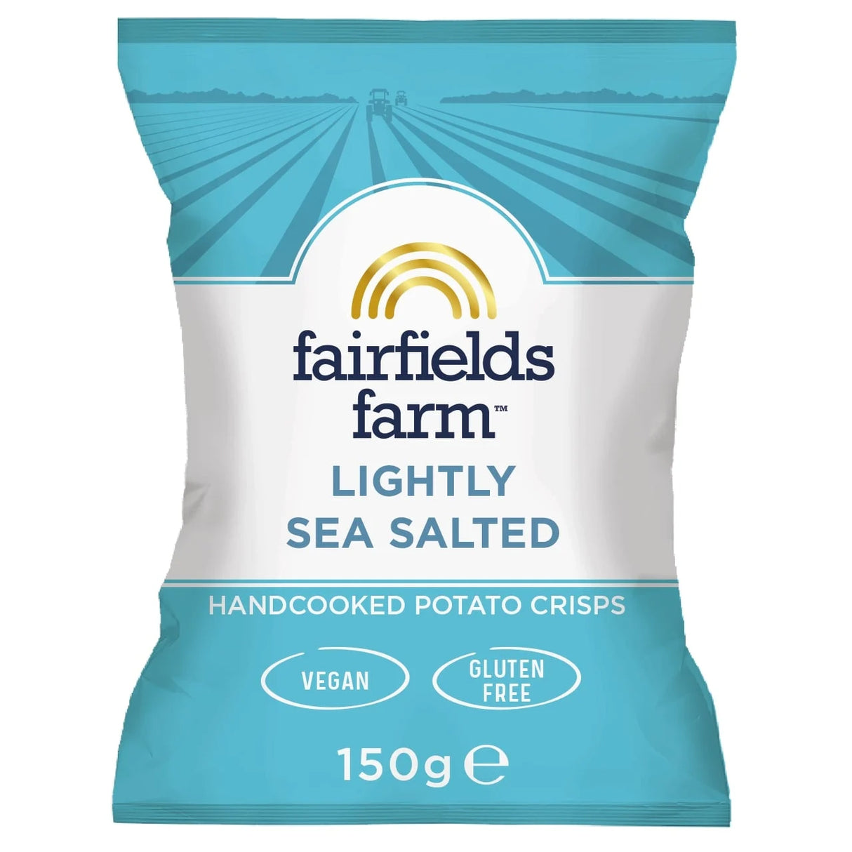 FAIRFIELDS FARM CRISPS LIGHTLY SEA SALTED (150g) x 10