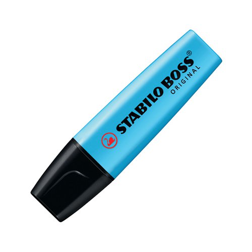 STABILO BOSS ORIGINAL HIGHLIGHTER BLUE (PACK OF 10) 70/31/10